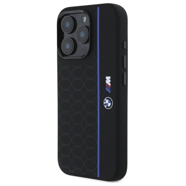 BMW MagSafe dėklas iPhone 16 Pro – juodas