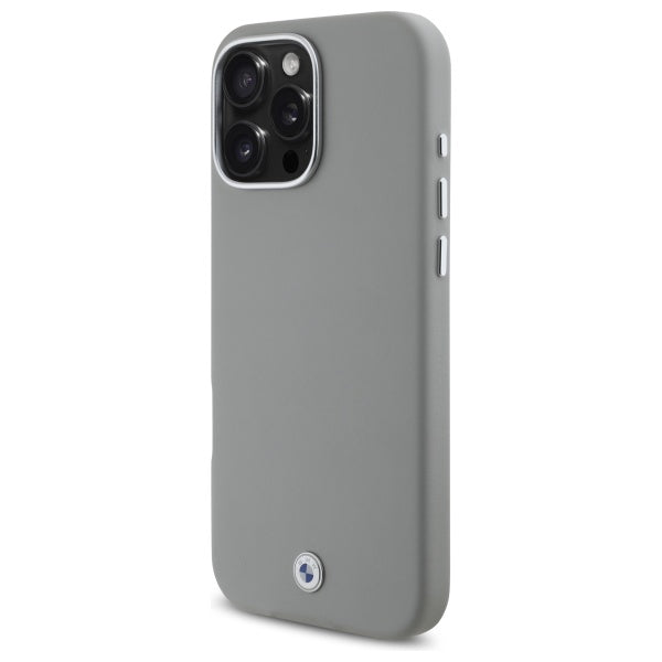BMW MagSafe dėklas iPhone 16 Pro Max – pilkas