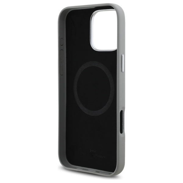 BMW MagSafe dėklas iPhone 16 Pro Max – pilkas
