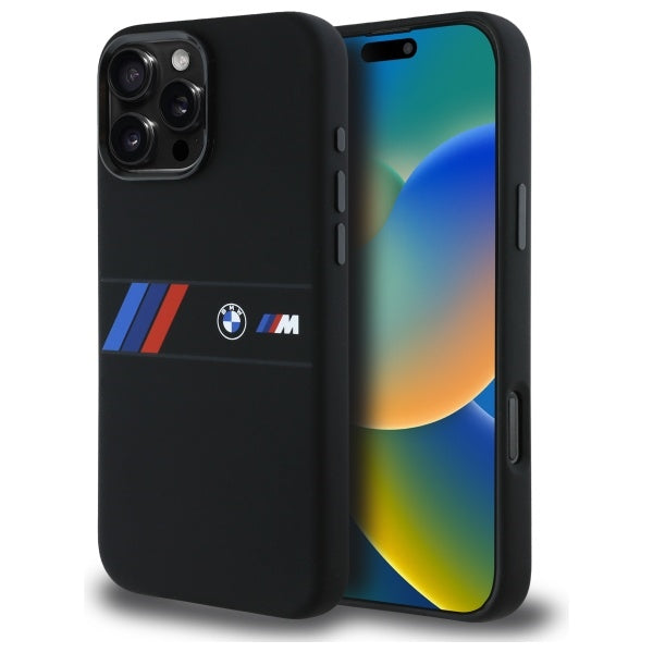 BMW MagSafe dėklas iPhone 16 Pro Max – juodas