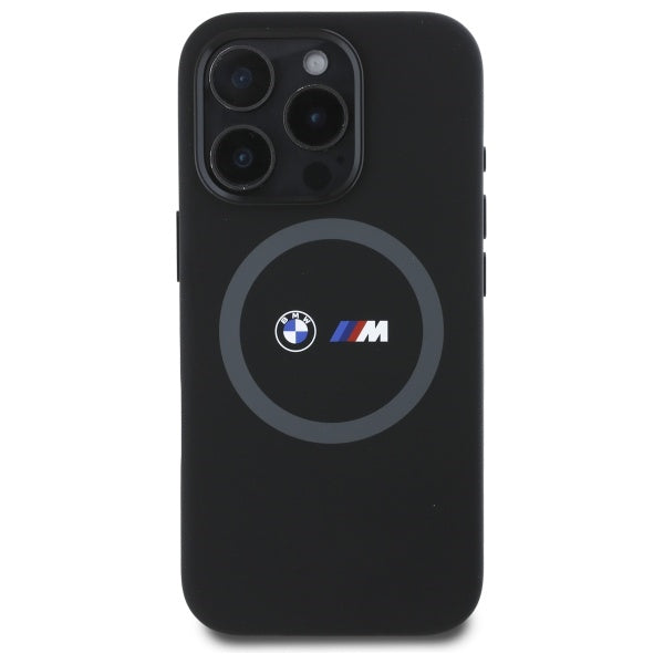 BMW M MagSafe dėklas iPhone 16 Pro Max – juodas