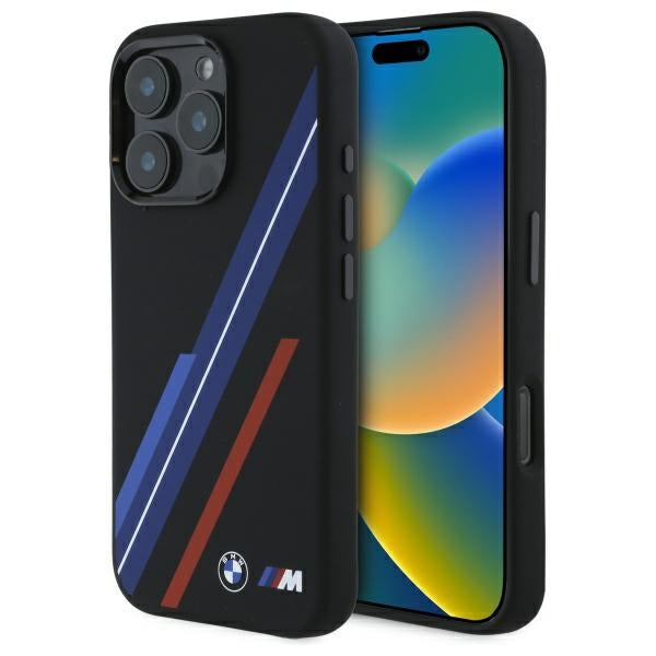 BMW MagSafe dėklas iPhone 16 Pro Max – juodas