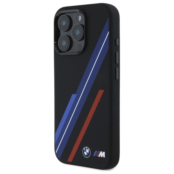 BMW MagSafe dėklas iPhone 16 Pro Max – juodas