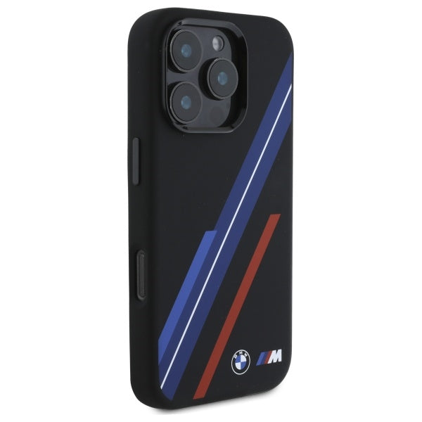 BMW MagSafe dėklas iPhone 16 Pro Max – juodas