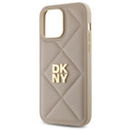 DKNY pikotas dėklas iPhone 14 Pro – smėlio spalvos