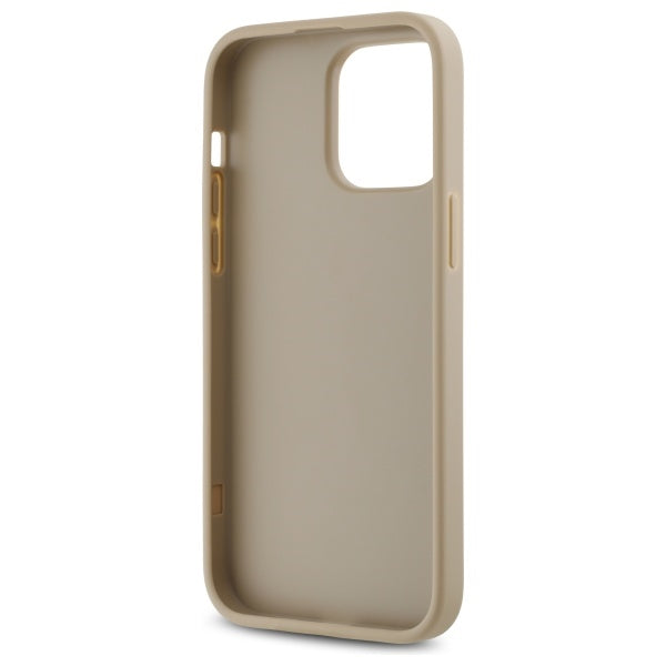 DKNY pikotas dėklas iPhone 14 Pro – smėlio spalvos