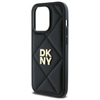 DKNY dygsniuotas dėklas iPhone 14 Pro – juodas