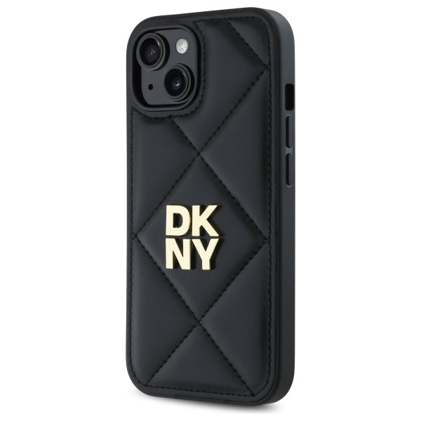 DKNY dygsniuotas dėklas iPhone 14 – juodas -- iPhone 14