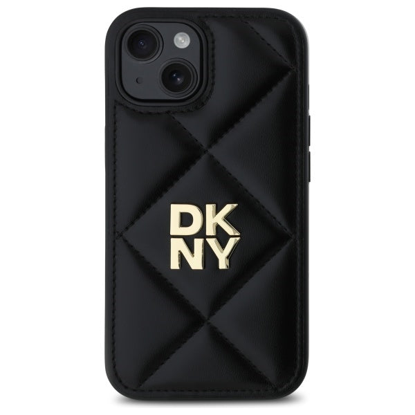 DKNY dygsniuotas dėklas iPhone 14 – juodas -- iPhone 14