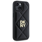DKNY dygsniuotas dėklas iPhone 14 – juodas -- iPhone 14
