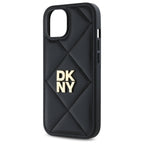 DKNY dygsniuotas dėklas iPhone 14 – juodas -- iPhone 14