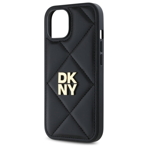 DKNY dygsniuotas dėklas iPhone 14 – juodas -- iPhone 14