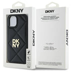 DKNY dygsniuotas dėklas iPhone 14 – juodas -- iPhone 14