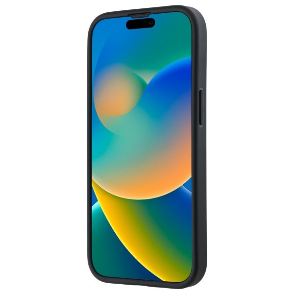 DKNY dygsniuotas dėklas iPhone 15 – juodas