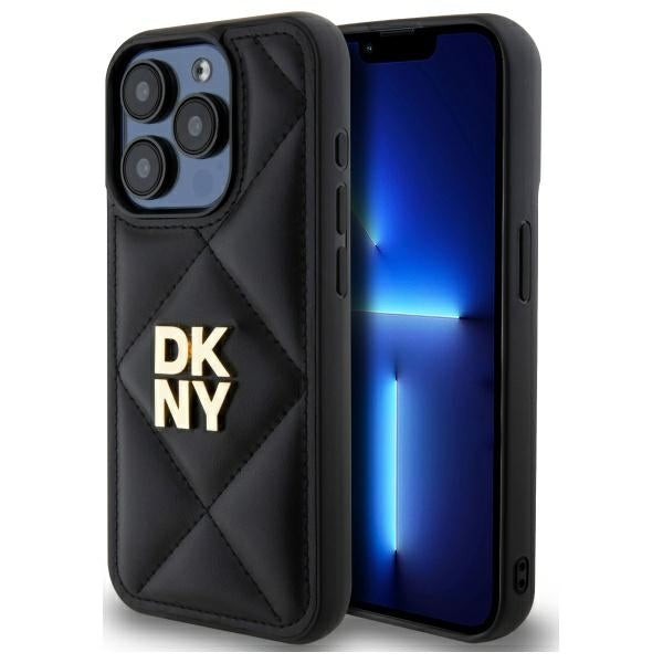 DKNY dėklas iPhone 15 Pro Max – juodas
