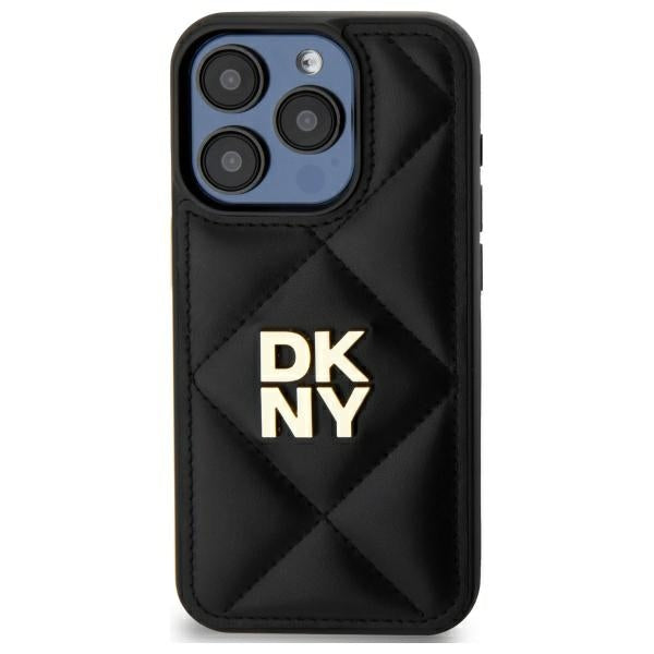 DKNY dėklas iPhone 15 Pro Max – juodas