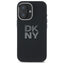 DKNY silikoninis dėklas iPhone 16 (6,1") – juodas