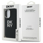 DKNY silikoninis dėklas iPhone 16 (6,1") – juodas