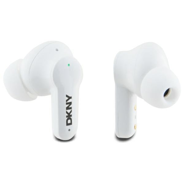 DKNY TWS BT 3D guminės matinės apdailos Bluetooth ausinės – juodos