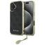 Guess 4G Charms dėklas iPhone 16 Plus – juodas