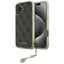 Guess 4G Charms dėklas iPhone 16 – rudas