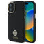 Guess silikoninis dėklas iPhone 16 – juodas