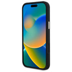 Guess silikoninis dėklas iPhone 16 – juodas