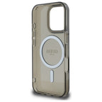 Guess MagSafe dėklas iPhone 16 Pro – juodas