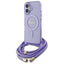 Guess Crossbody MagSafe dėklas iPhone 16 – violetinis