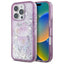 Hello Kitty Liquid Glitter dėklas iPhone 16 Pro – violetinis