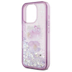 Hello Kitty blizgantis dėklas iPhone 16 Pro Max – violetinis
