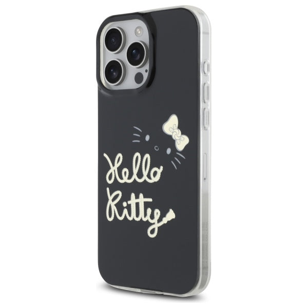 Hello Kitty MagSafe dėklas iPhone 16 Pro Max – juodas