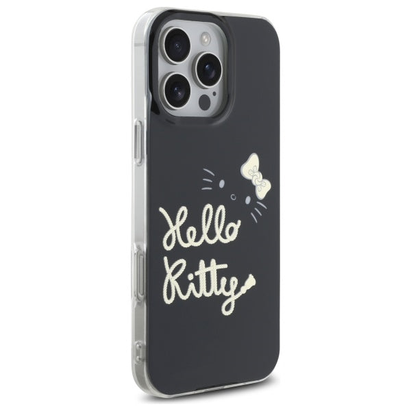 Hello Kitty MagSafe dėklas iPhone 16 Pro Max – juodas