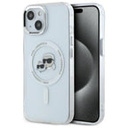 Karl Lagerfeld MagSafe dėklas iPhone 14 – baltas