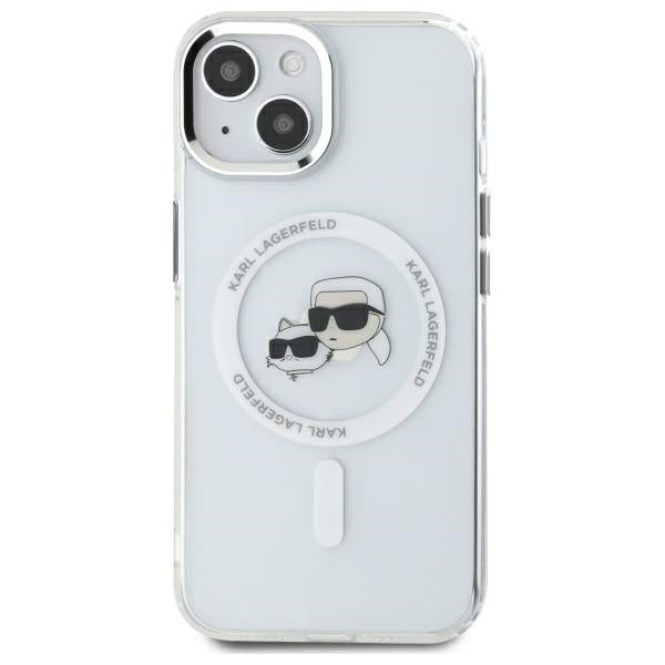Karl Lagerfeld MagSafe dėklas iPhone 14 – baltas