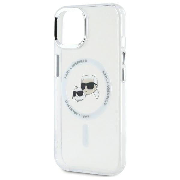 Karl Lagerfeld MagSafe dėklas iPhone 14 – baltas