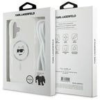 Karl Lagerfeld MagSafe dėklas iPhone 16 – skaidrus