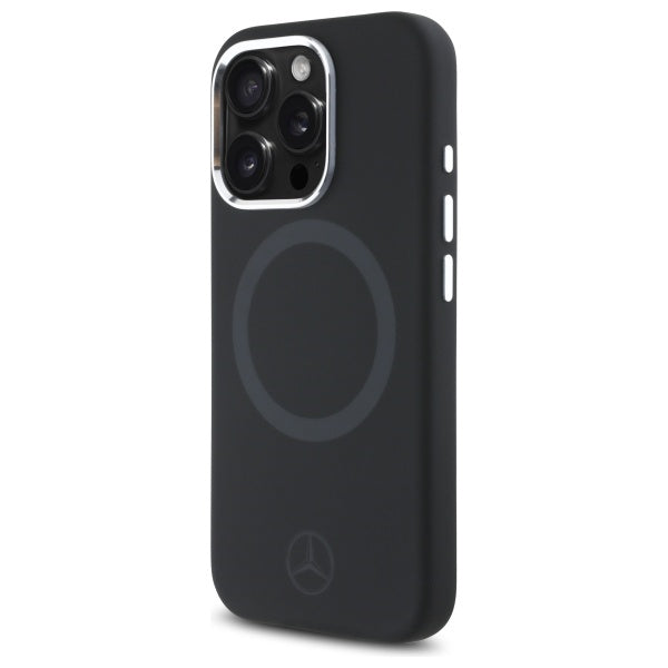 Mercedes-Benz MagSafe dėklas iPhone 16 Pro – juodas