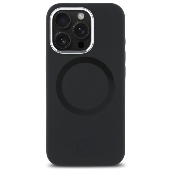Mercedes-Benz MagSafe dėklas iPhone 16 Pro – juodas