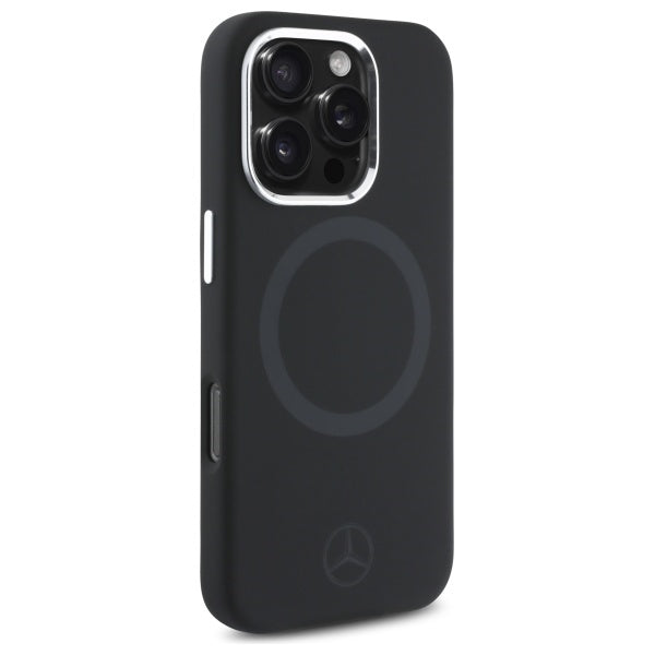 Mercedes-Benz MagSafe dėklas iPhone 16 Pro – juodas