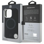 Mercedes-Benz MagSafe dėklas iPhone 16 Pro – juodas