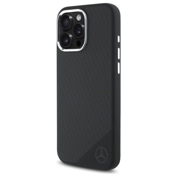 Mercedes-Benz MagSafe dėklas iPhone 16 Pro Max – juodas