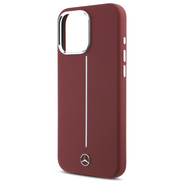 Mercedes MagSafe dėklas iPhone 16 Pro Max – raudonas
