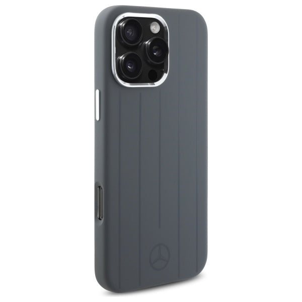 Mercedes MagSafe dėklas iPhone 16 Pro Max – pilkas