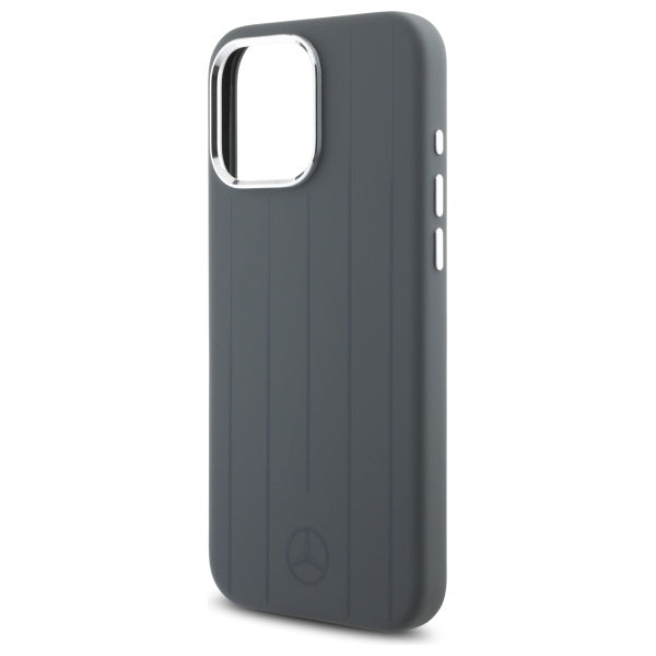 Mercedes MagSafe dėklas iPhone 16 Pro Max – pilkas