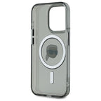 Karl Lagerfeld MagSafe dėklas iPhone 15 Pro – juodas