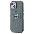 Karl Lagerfeld MagSafe dėklas iPhone 15 – juodas