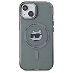 Karl Lagerfeld MagSafe dėklas iPhone 15 – juodas