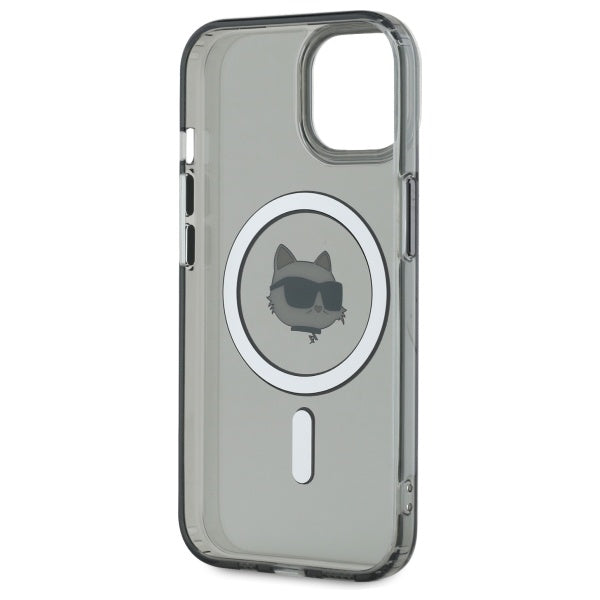 Karl Lagerfeld MagSafe dėklas iPhone 15 – juodas