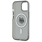 Karl Lagerfeld MagSafe dėklas iPhone 15 – juodas